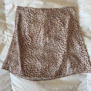 cheetah skirt